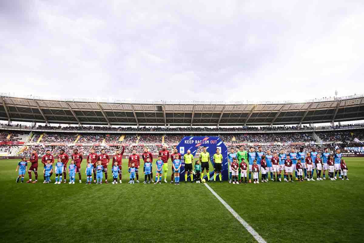 Torino-Napoli in campo