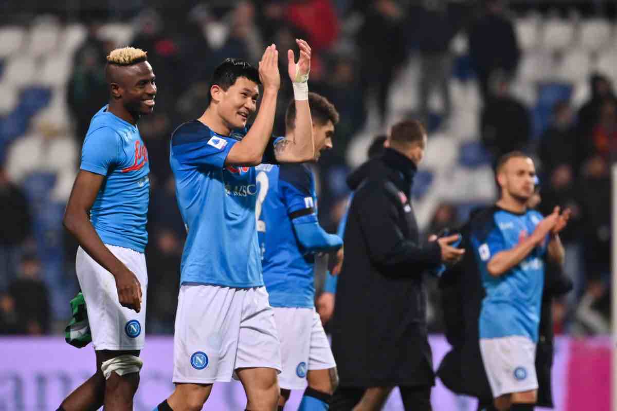 Il Napoli festeggia