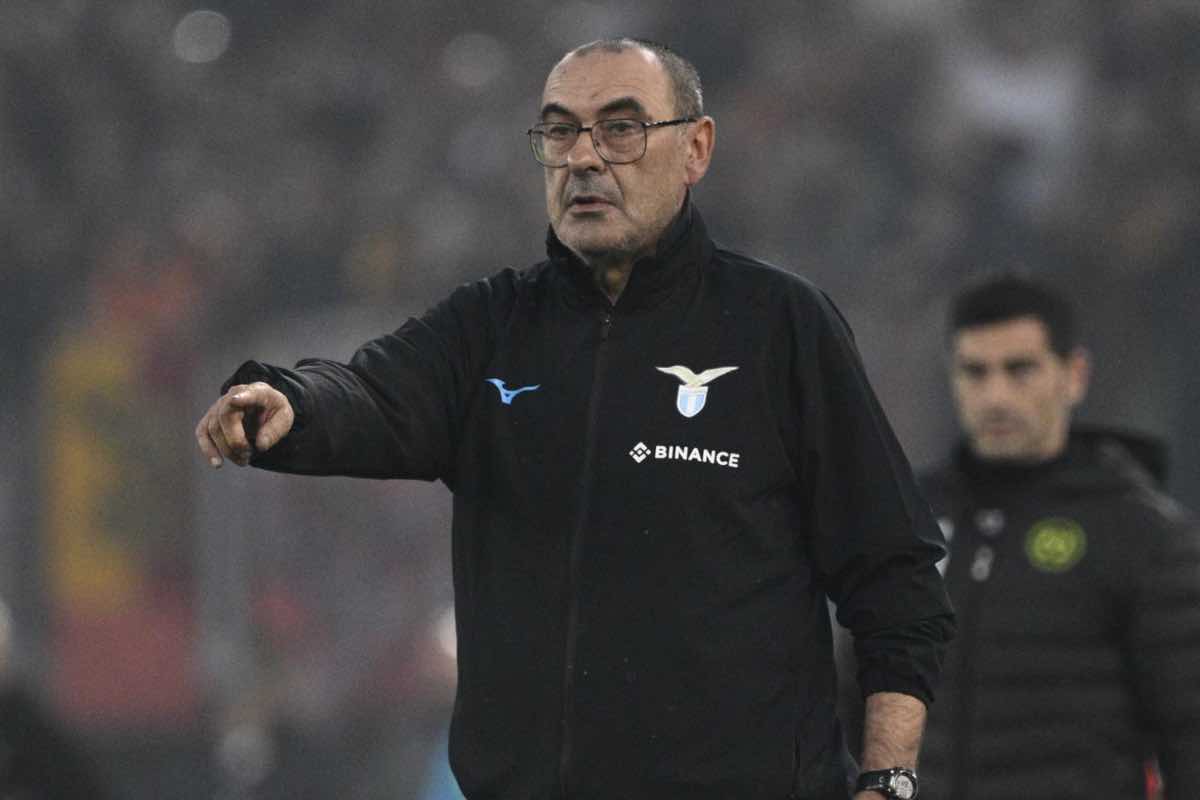 Maurizio Sarri pensieroso