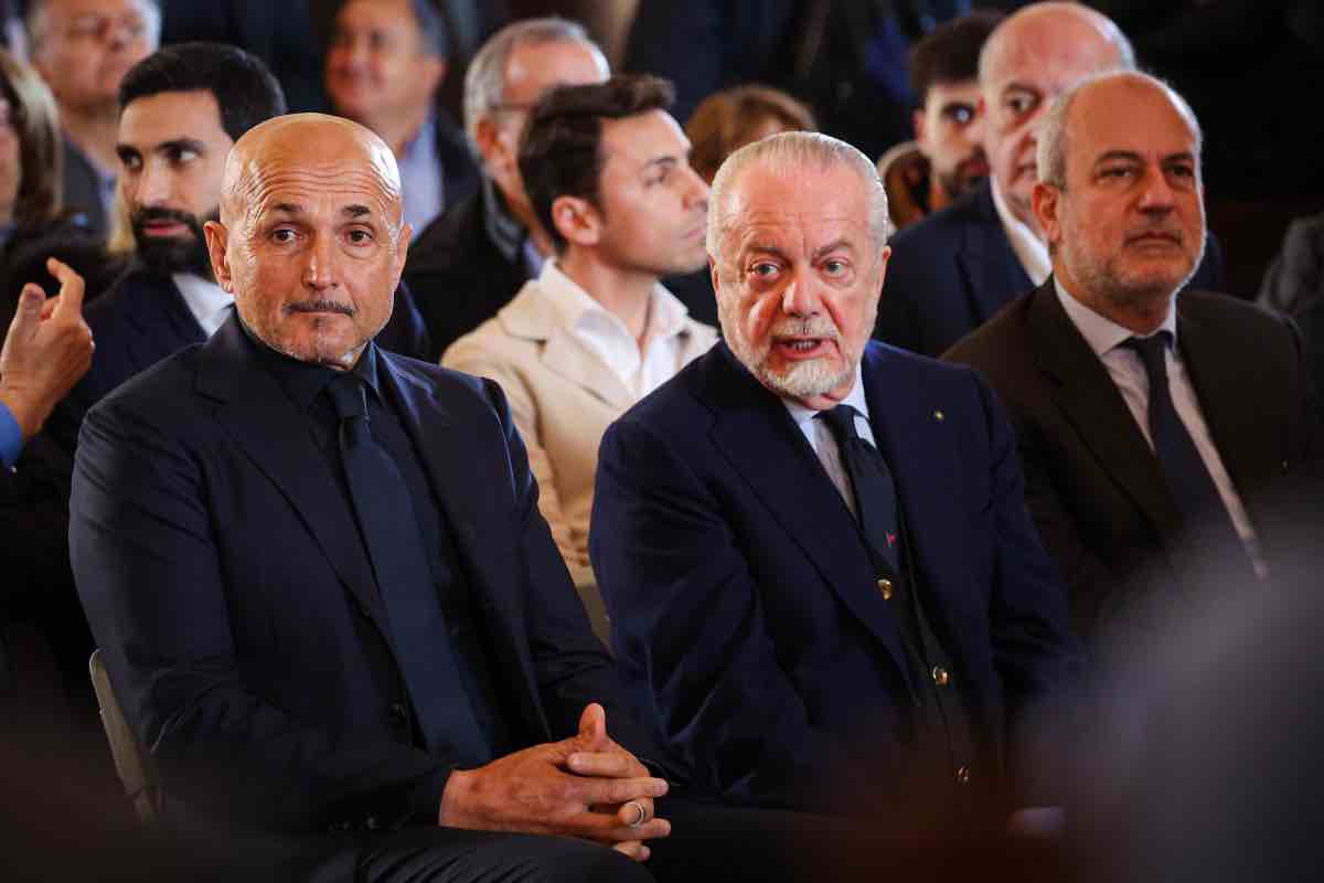 De Laurentiis e Spalletti in conferenza