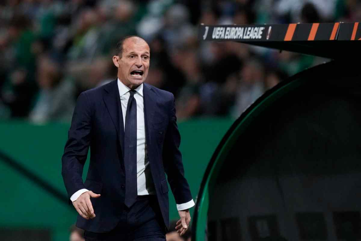 Allegri in conferenza prima del Napoli