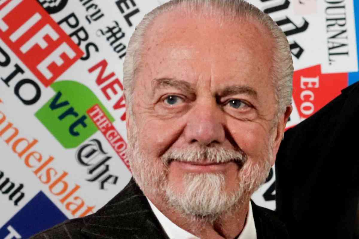 De Laurentiis sorridente: l'avvocato fa sperare il presidente del Napoli