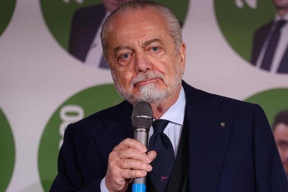 Discorso De Laurentiis squadra Napoli-Milan