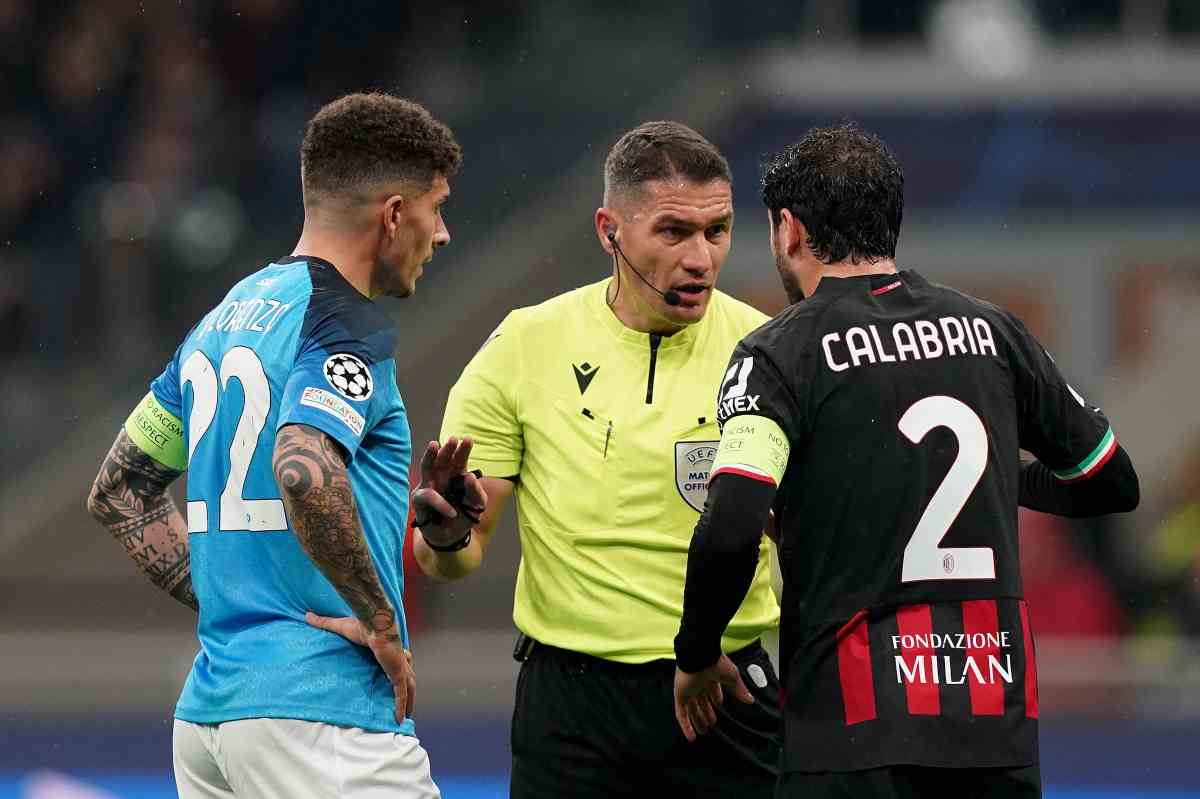 Arbitro Napoli Milan