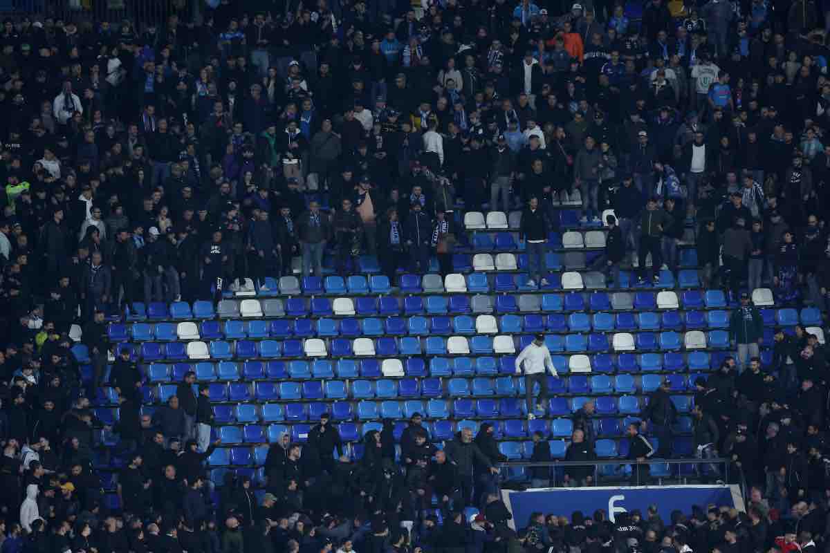 Napoli-Milan scontri Curva B indagine Digos