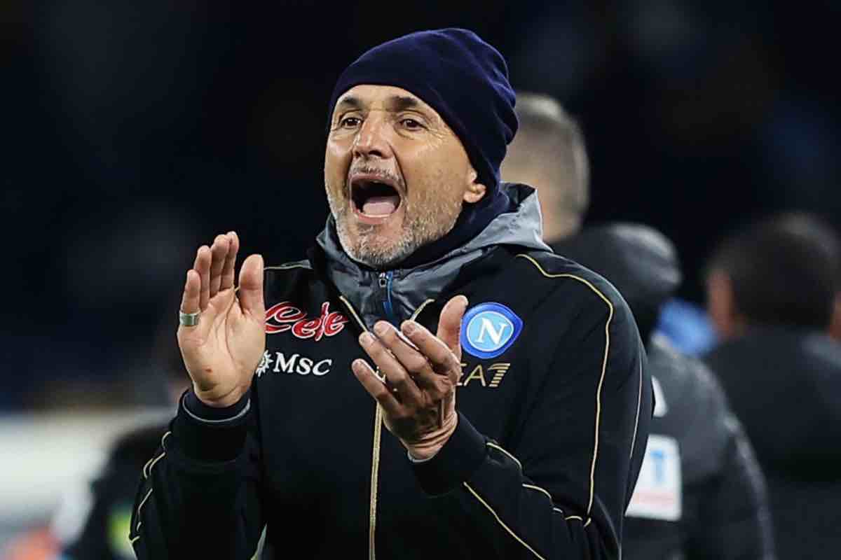 Spalletti urla in campo