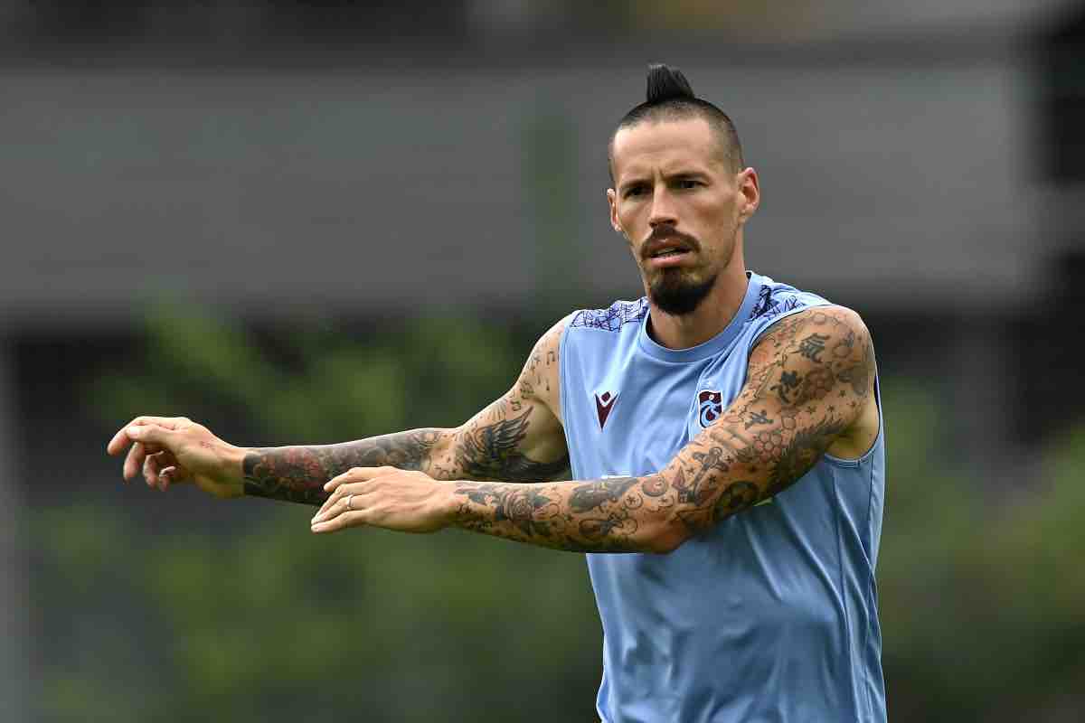 Marek Hamsik in allenamento