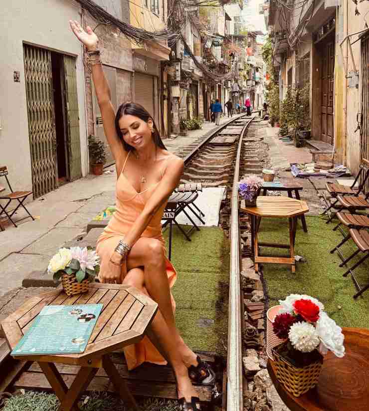 Elisabetta Gregoraci, vacanze in Vietnam