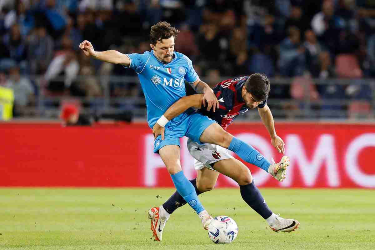 Infortunio per Mario Rui del Napoli