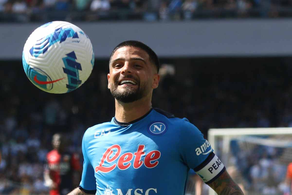 Insigne torna in Italia