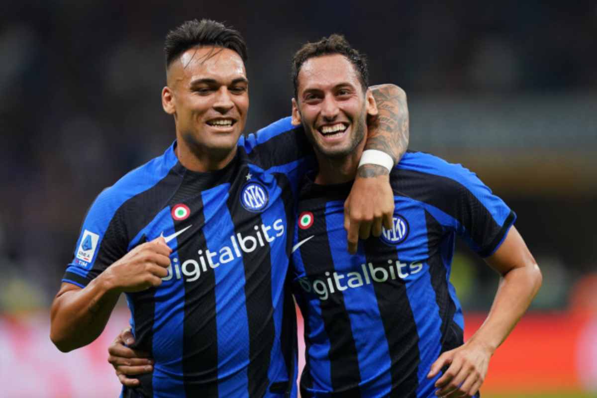 Lautaro Martinez e Calhanoglu