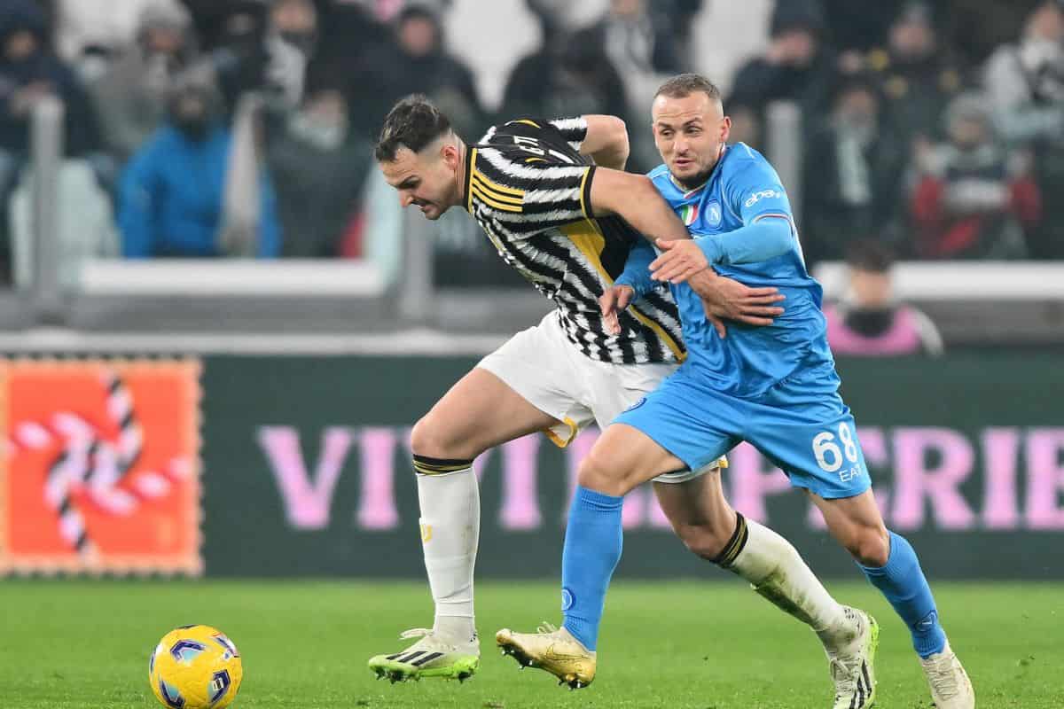 scintille juve napoli