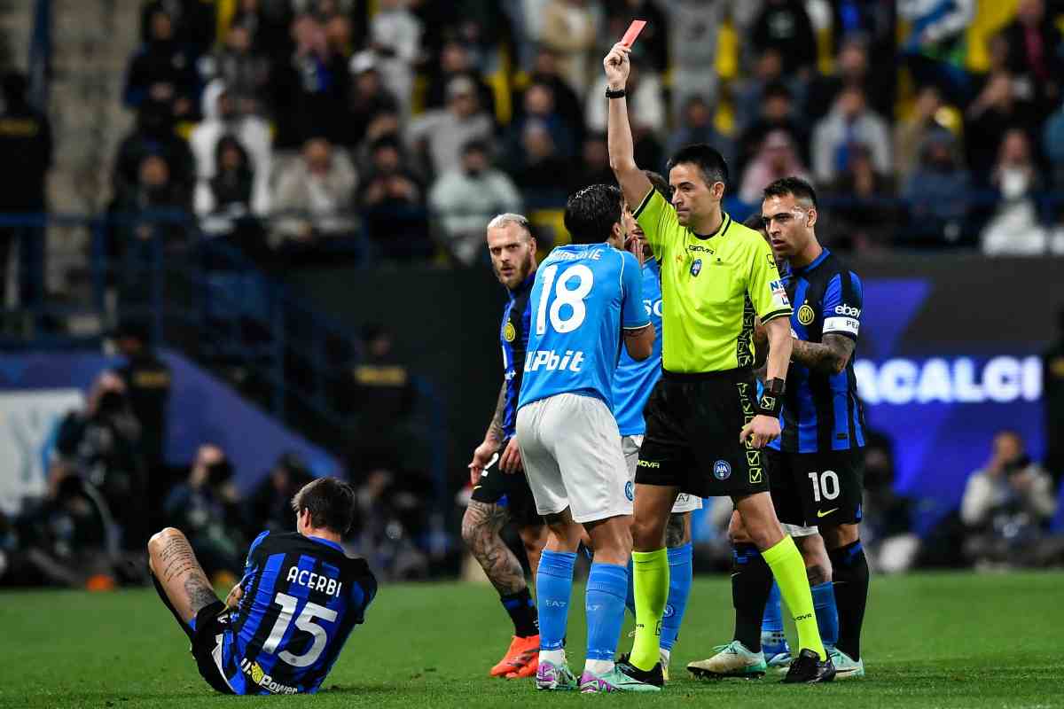 Napoli-Inter, arriva l'accusa pesantissima
