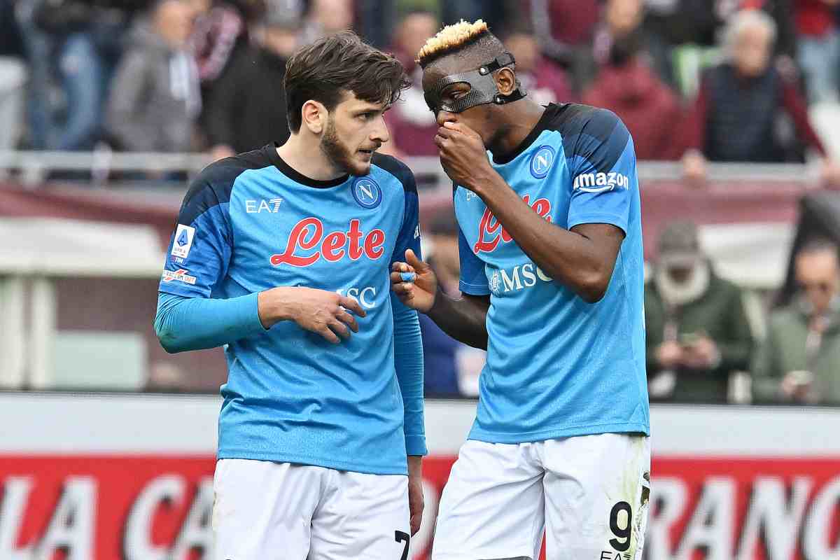 Il Napoli cede Kvaratskhelia e Osimhen