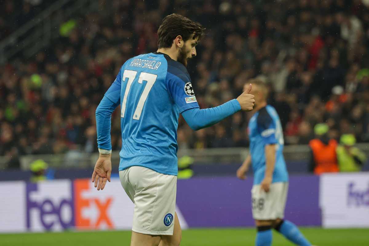 Napoli-Kvara è addio, colloqui con l'agente