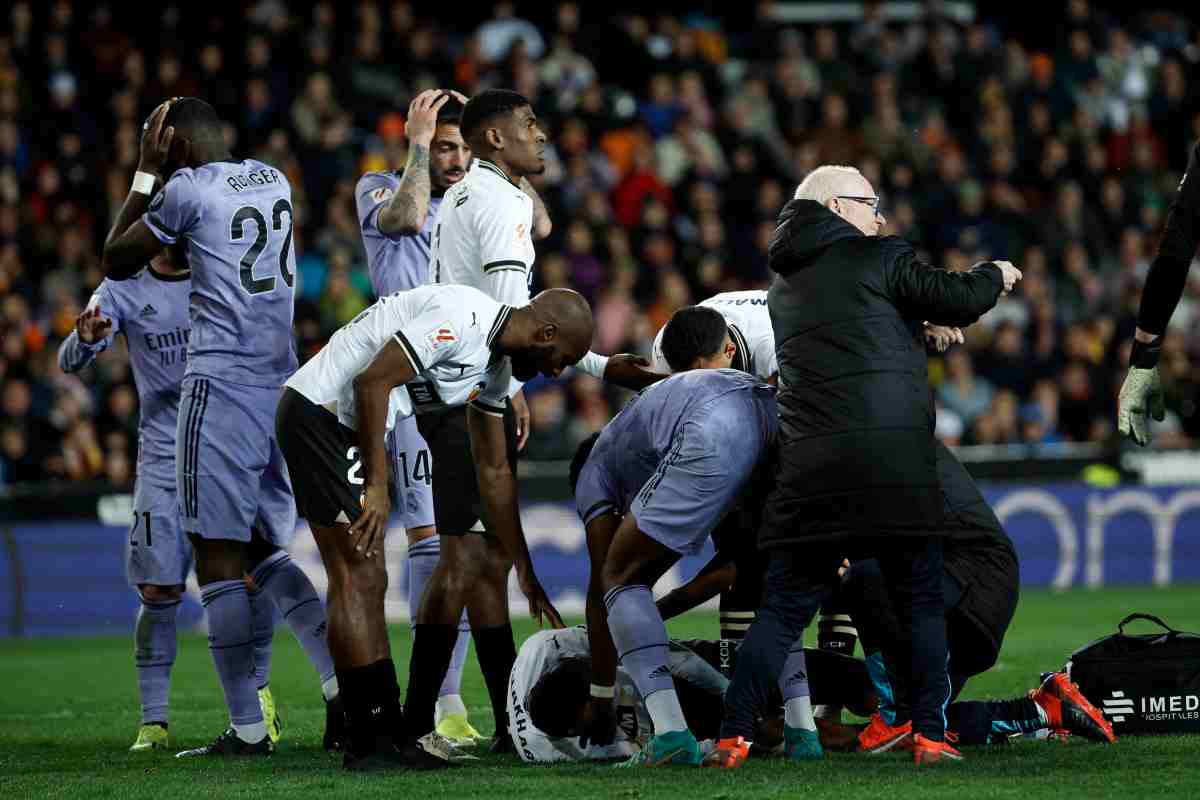 Mouctar Diakhaby fuori un anno dopo l'infortunio shock in Valencia-Real Madrid