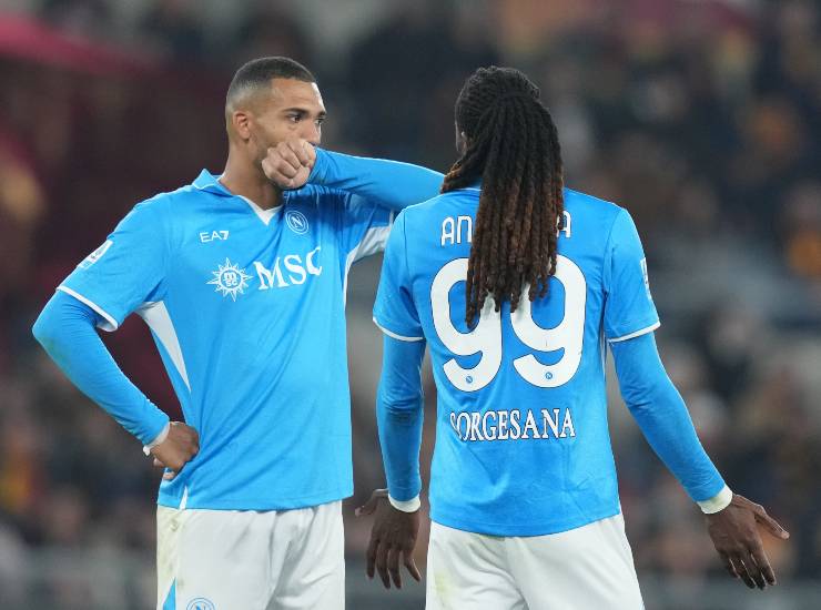 Juan Jesus insieme ad Anguissa