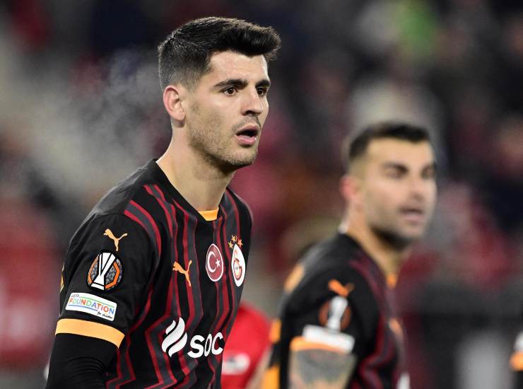 Morata in primo piano