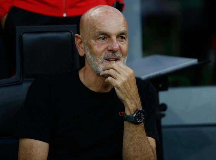 Pioli durante una partita