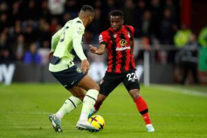 Traore durante una partita