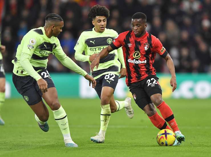 Traore durante una partita